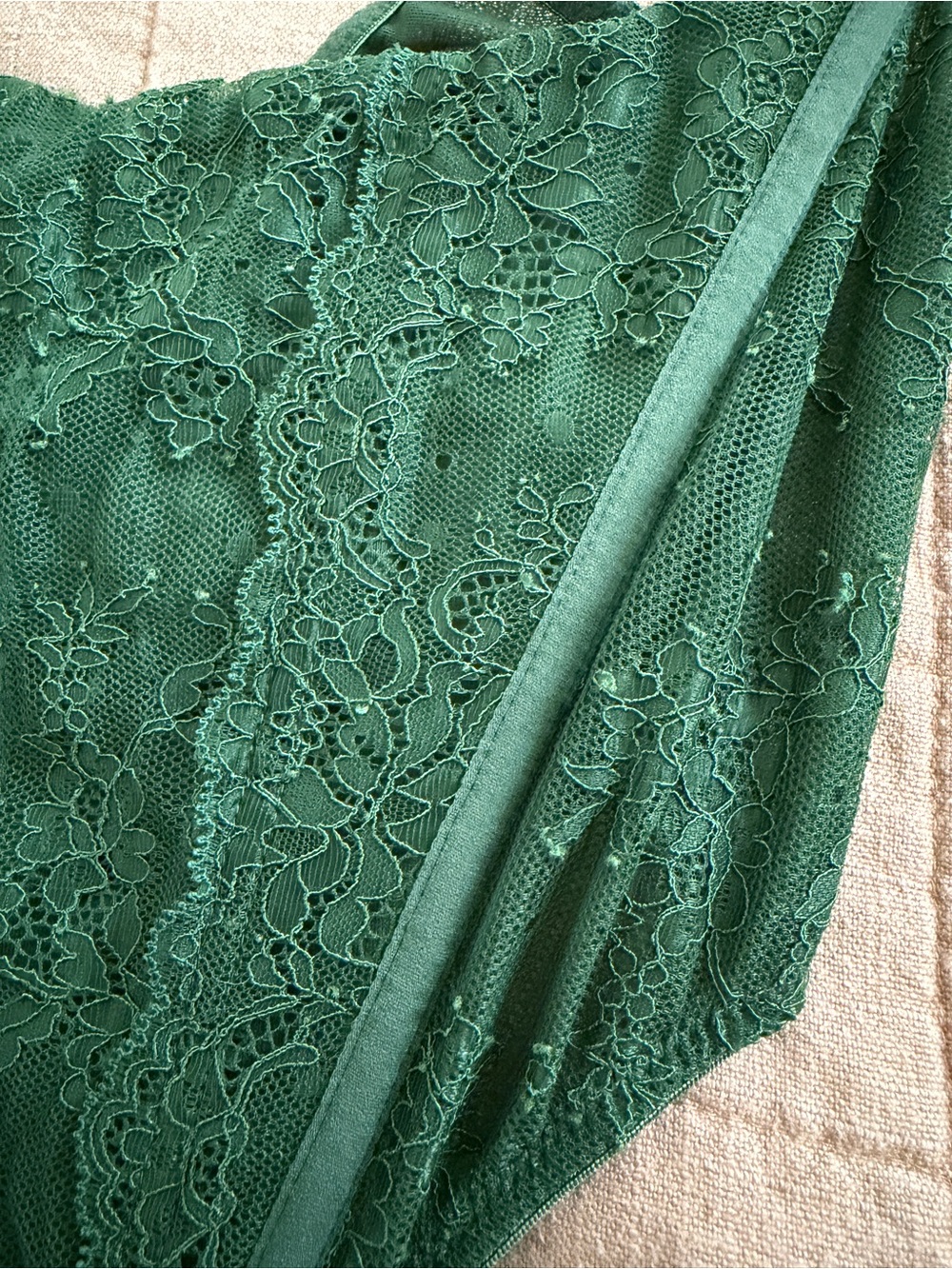 Urban Outfitters Olive Lace Corset - Picture 2 of 4